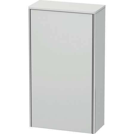 Xsquare Semi-Tall Cabinet White Satin Matt